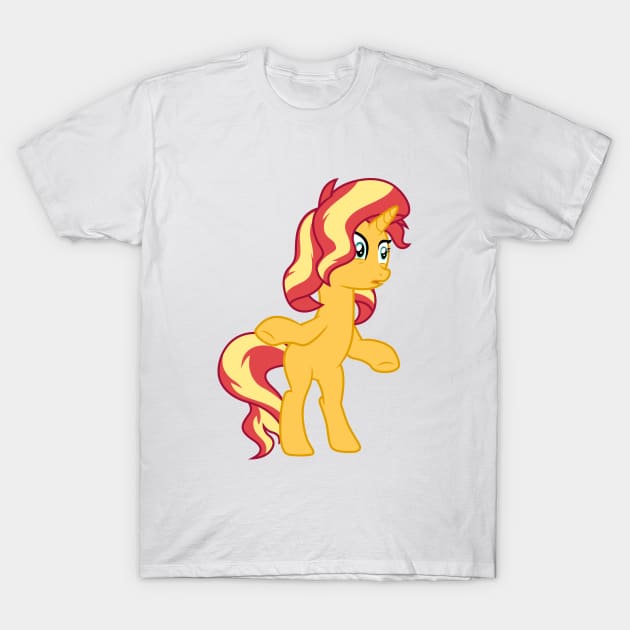 Sunset Shimmer returns T-Shirt by CloudyGlow